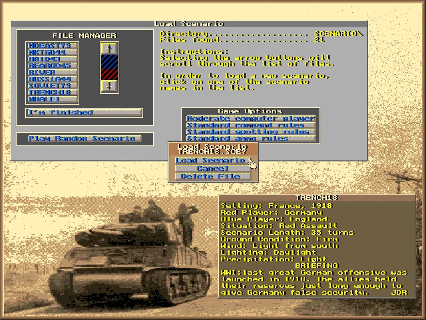 Wargame Construction Set II: Tanks! görsel 2