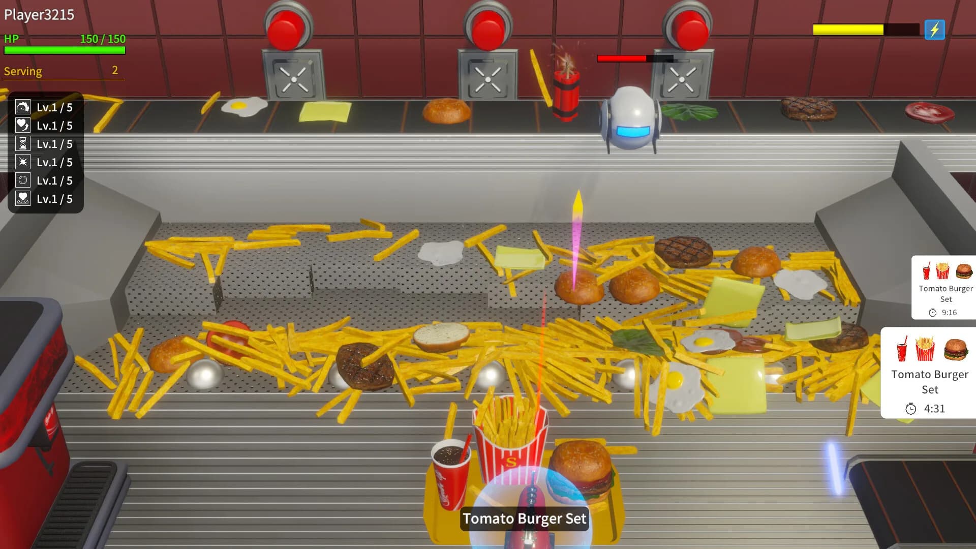 French Fries Pusher Friends görsel 2