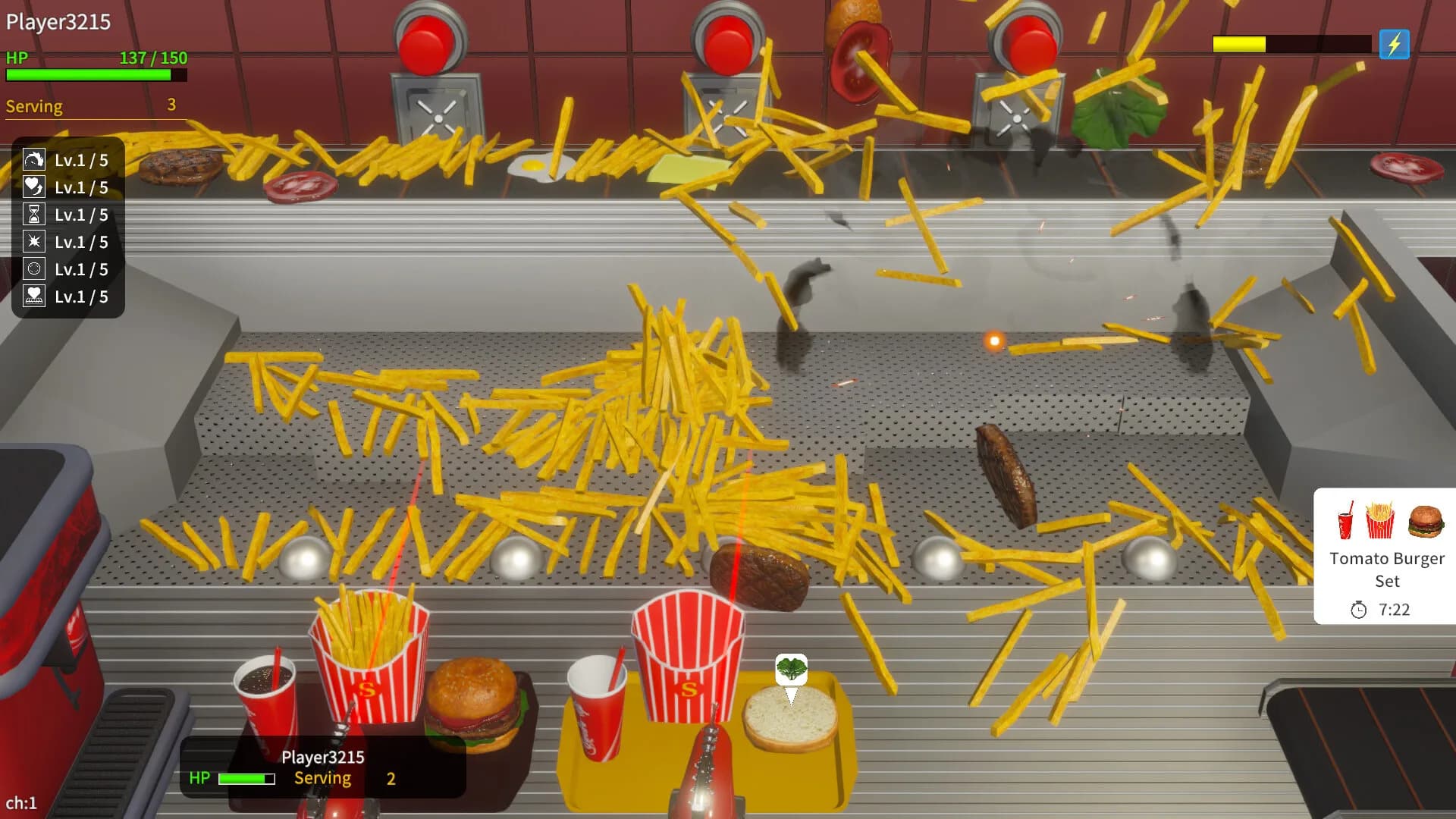 French Fries Pusher Friends görsel 4