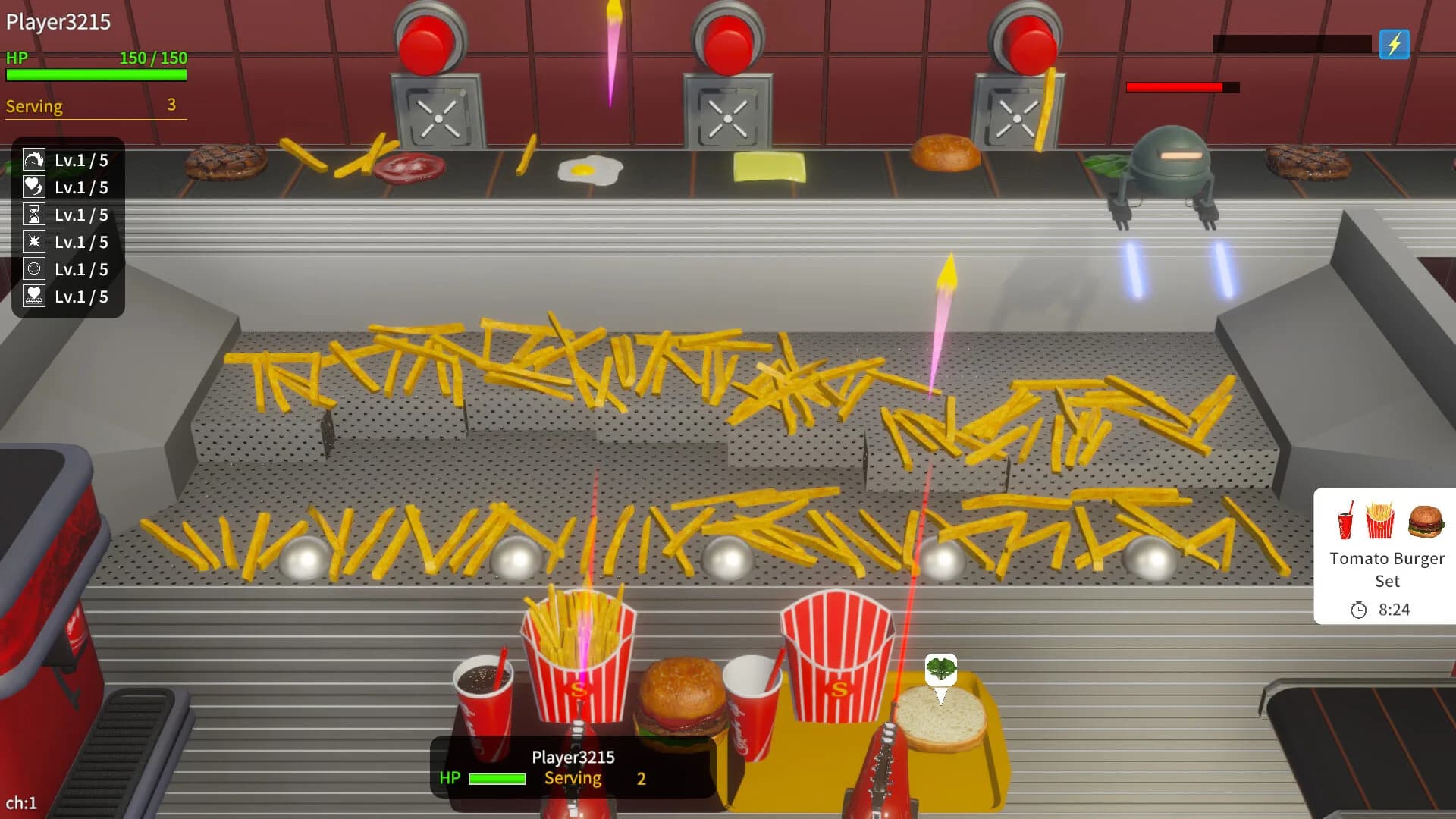 French Fries Pusher Friends görsel 7