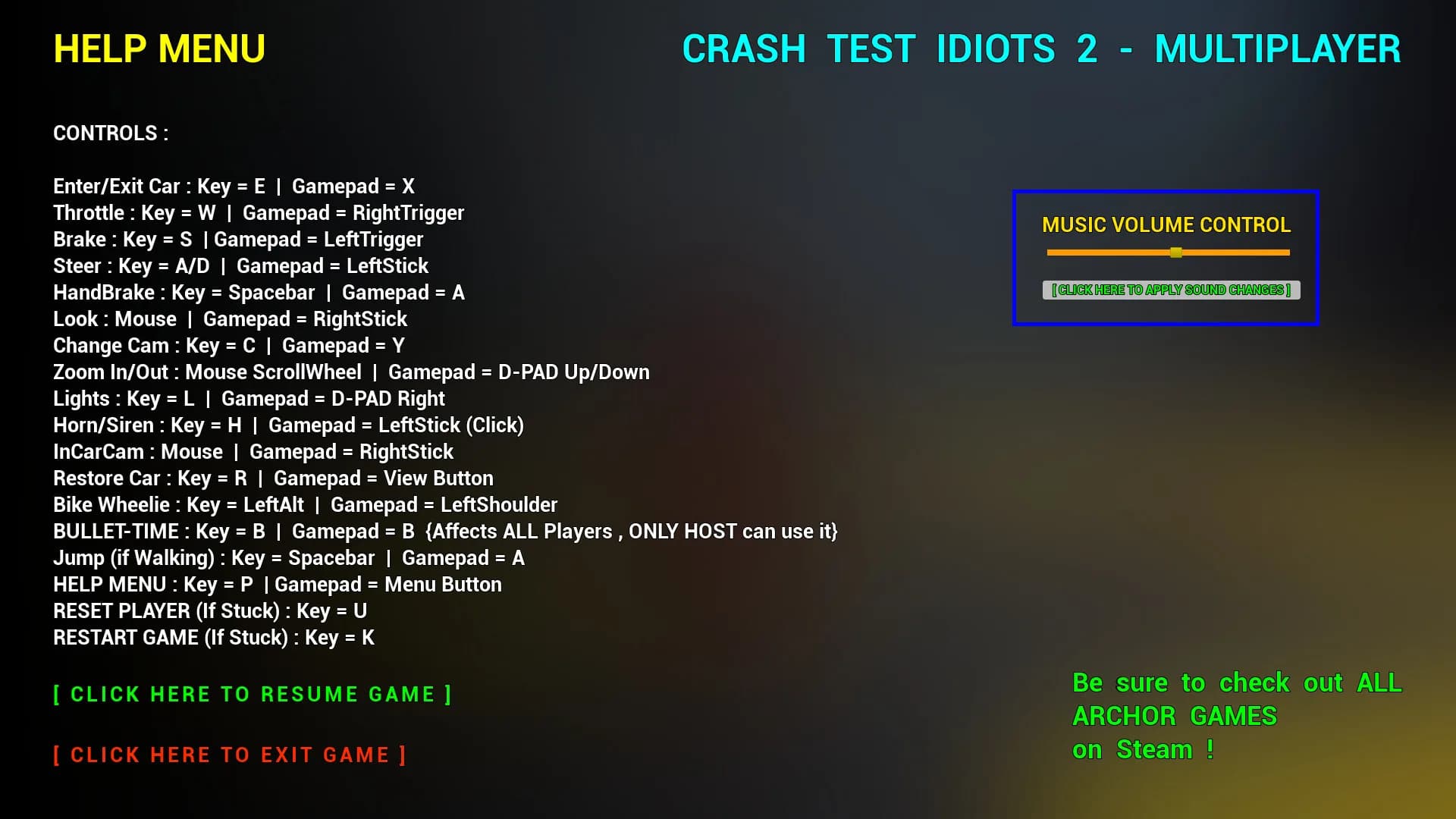 CRASH TEST IDIOTS 2 (MULTIPLAYER) görsel 23