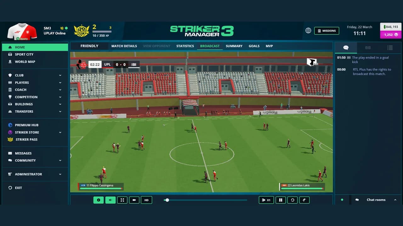 Striker Manager 3 - Online Football Manager görsel 4