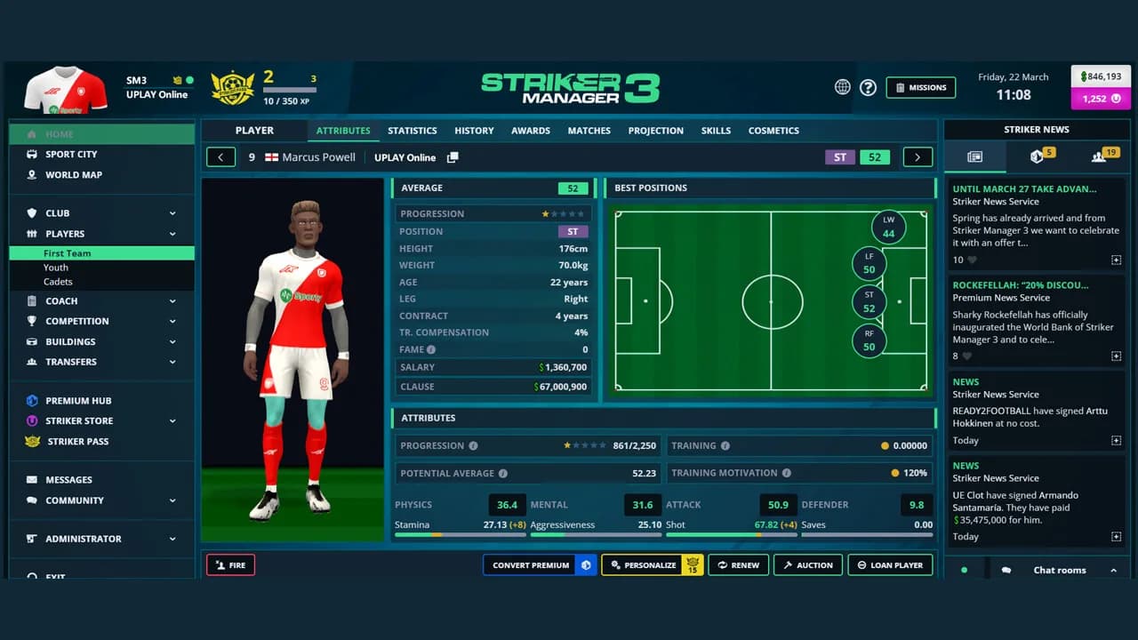 Striker Manager 3 - Online Football Manager görsel 5