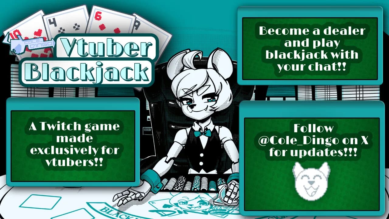 Cole Dingo's Vtuber Blackjack görsel 2
