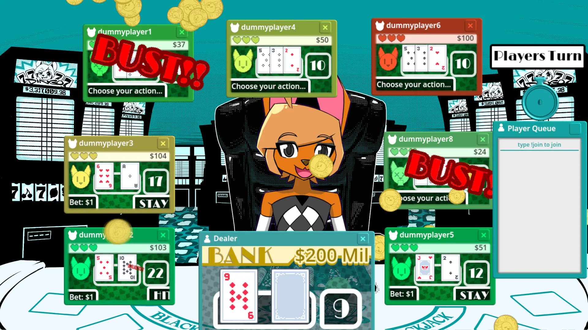 Cole Dingo's Vtuber Blackjack görsel 3