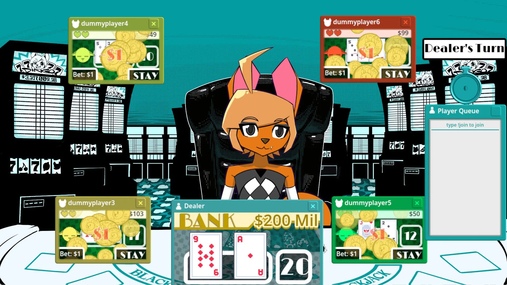Cole Dingo's Vtuber Blackjack görsel 4