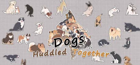 Dogs Huddled Together 挤在一起的狗狗们