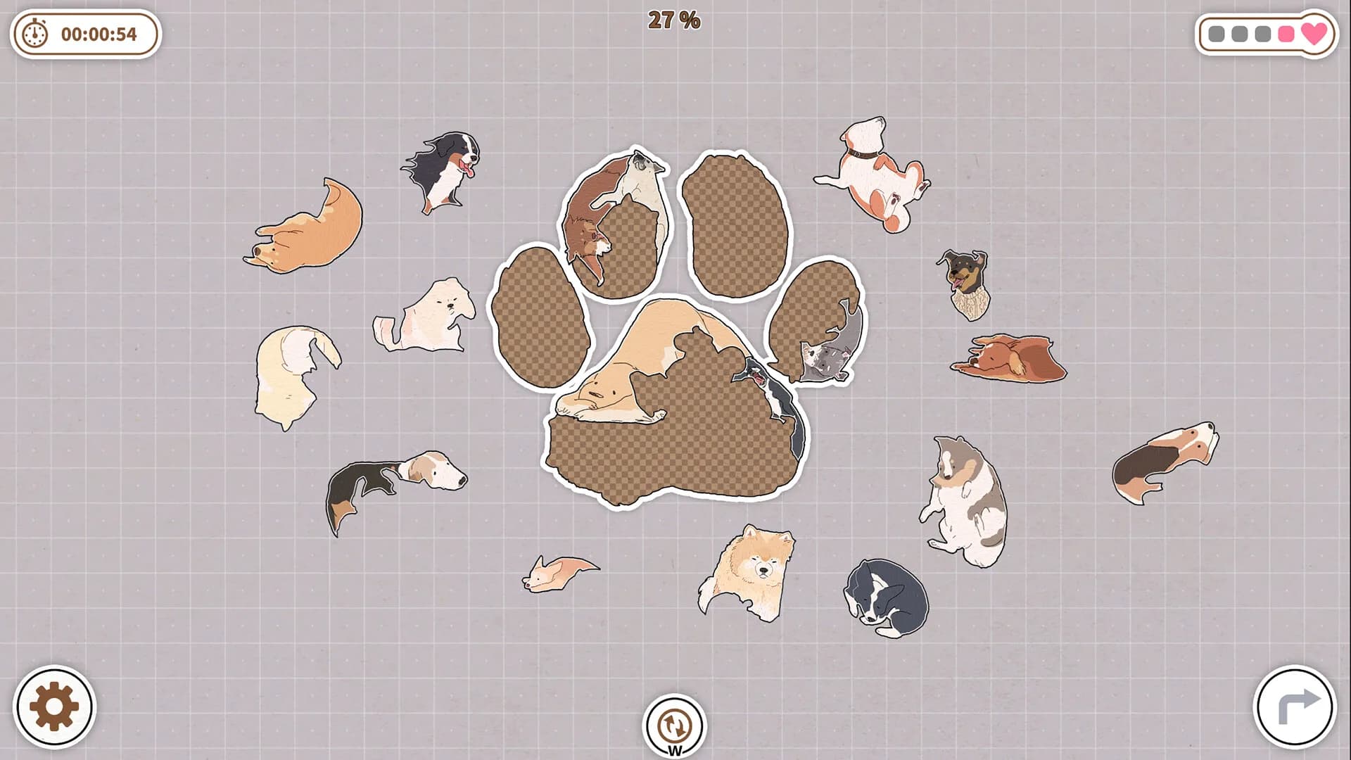 Dogs Huddled Together 挤在一起的狗狗们 görsel 2