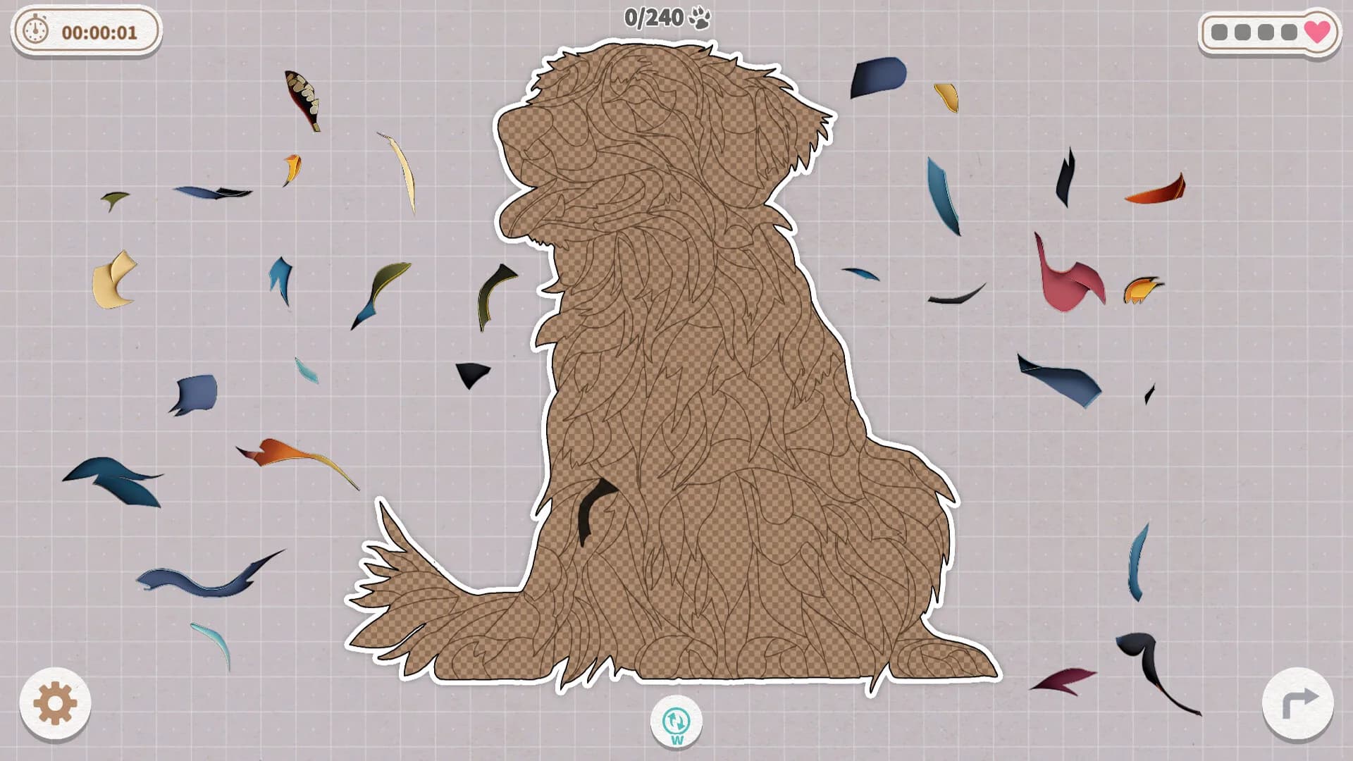 Dogs Huddled Together 挤在一起的狗狗们 görsel 7