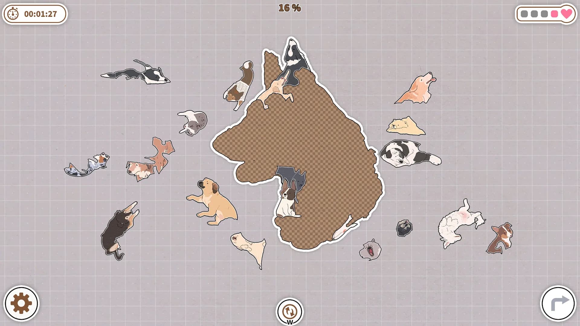 Dogs Huddled Together 挤在一起的狗狗们 görsel 10