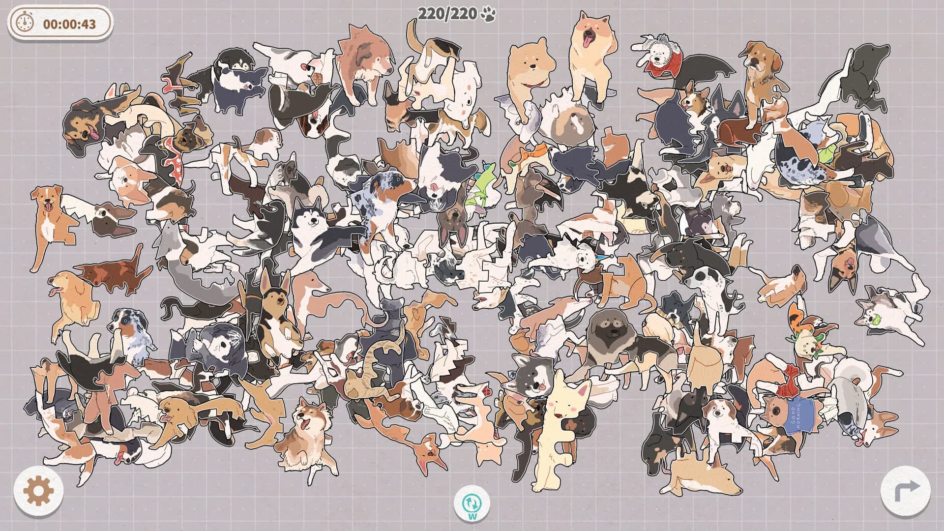 Dogs Huddled Together 挤在一起的狗狗们 görsel 11