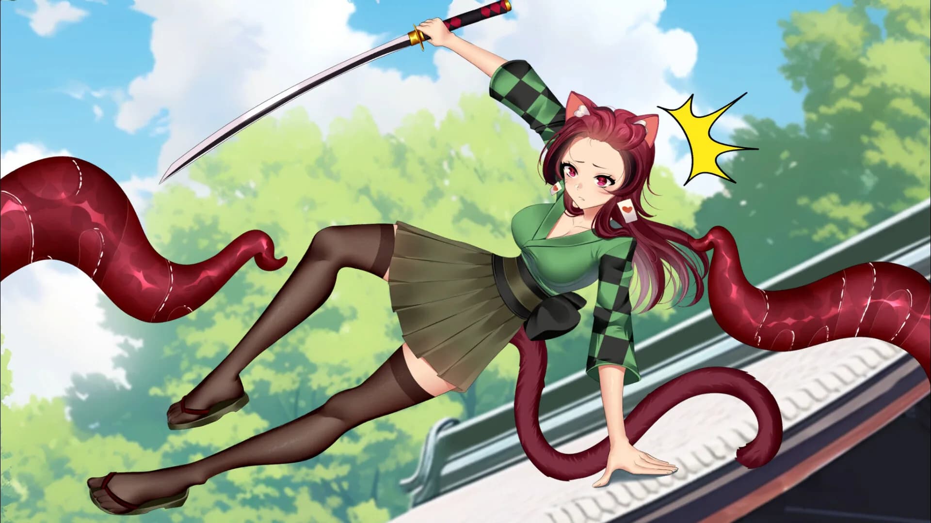 Hentai Parody: Tentacle Slayer görsel 4