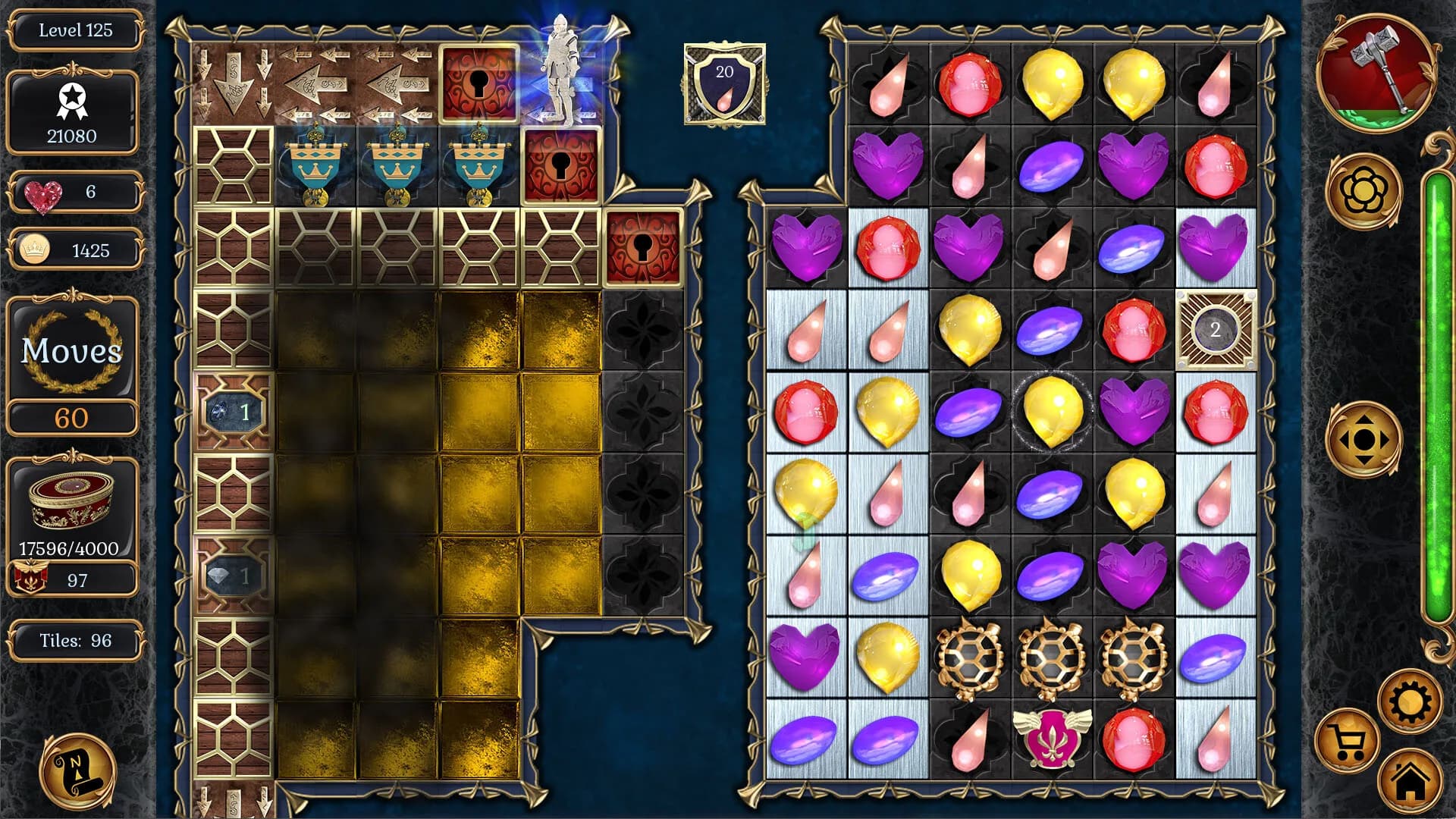 Jewel Match Origins 3 - Camelot Castle Collector's Edition görsel 13