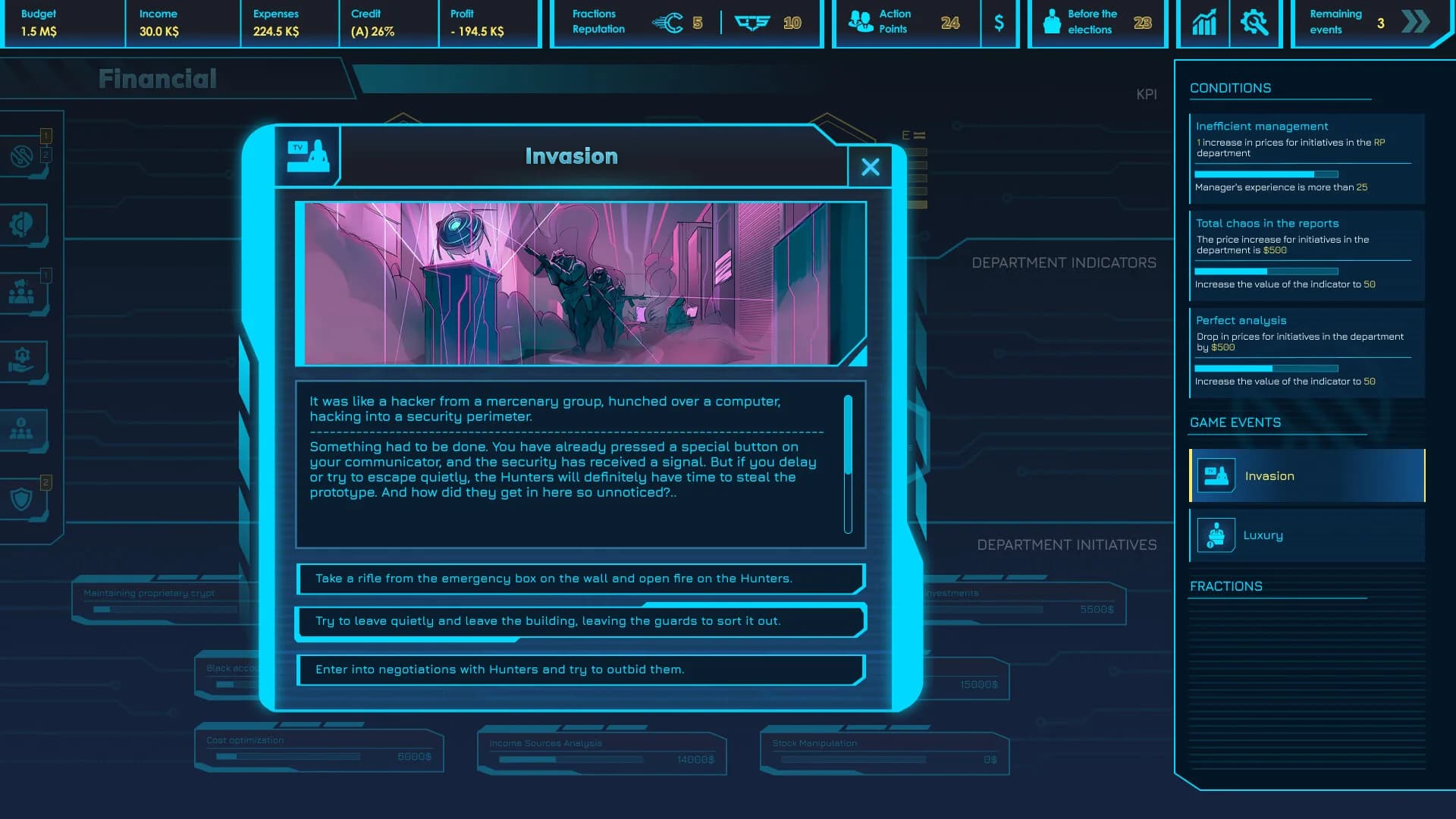 CEO Sim: Cyberpunk görsel 6