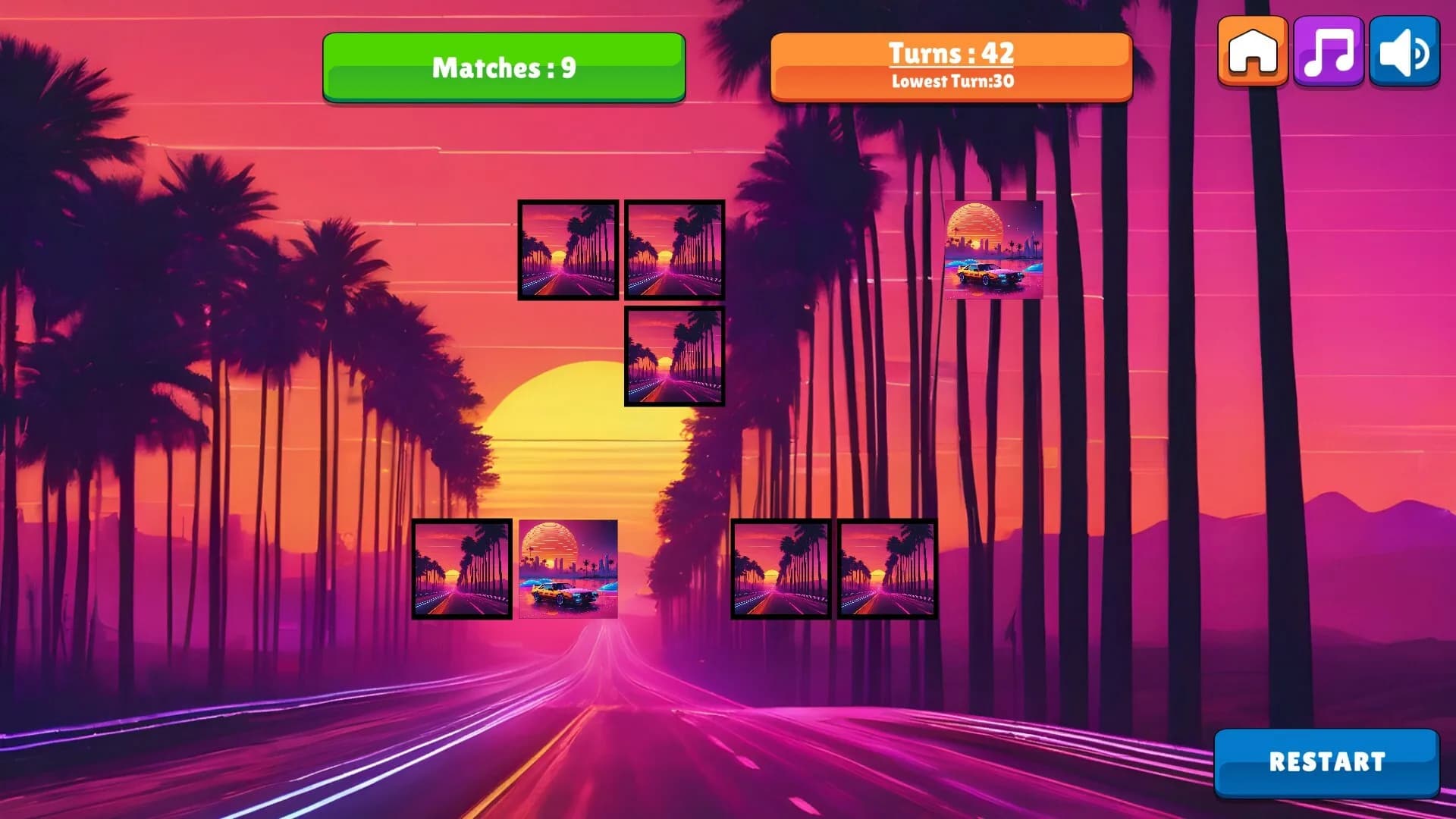 OG Memory: Synthwave Cars görsel 5