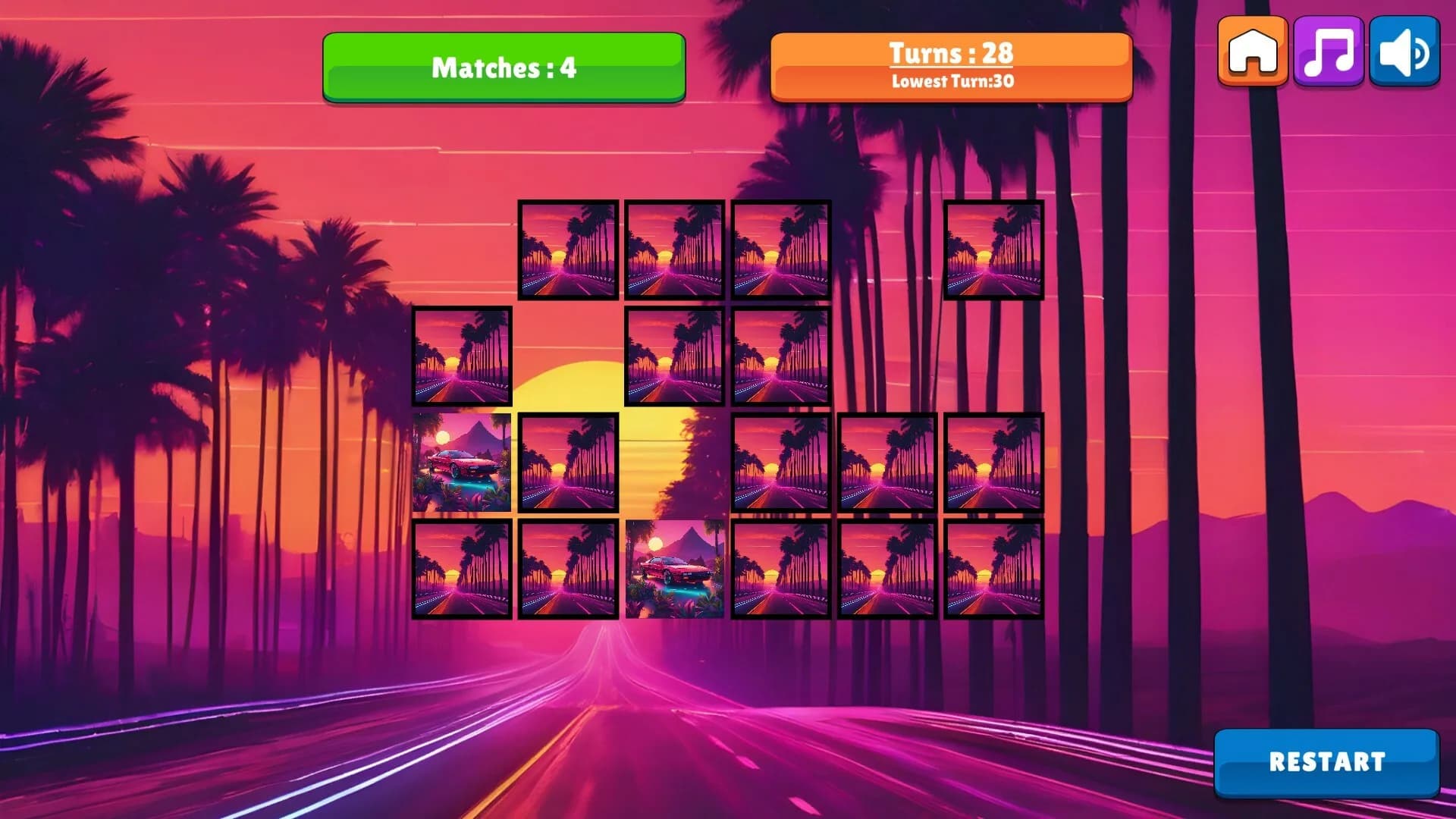 OG Memory: Synthwave Cars görsel 7