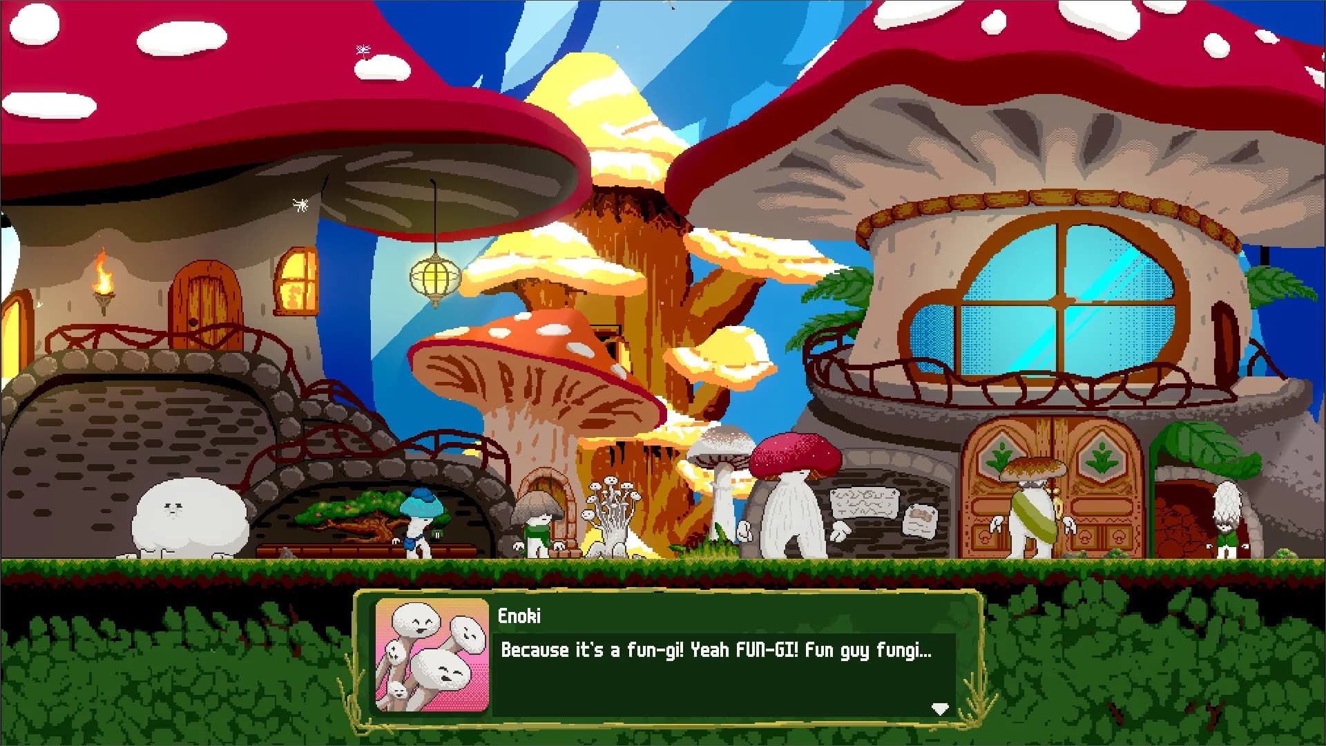 Mushroom Kid's Big Grass Sword görsel 3