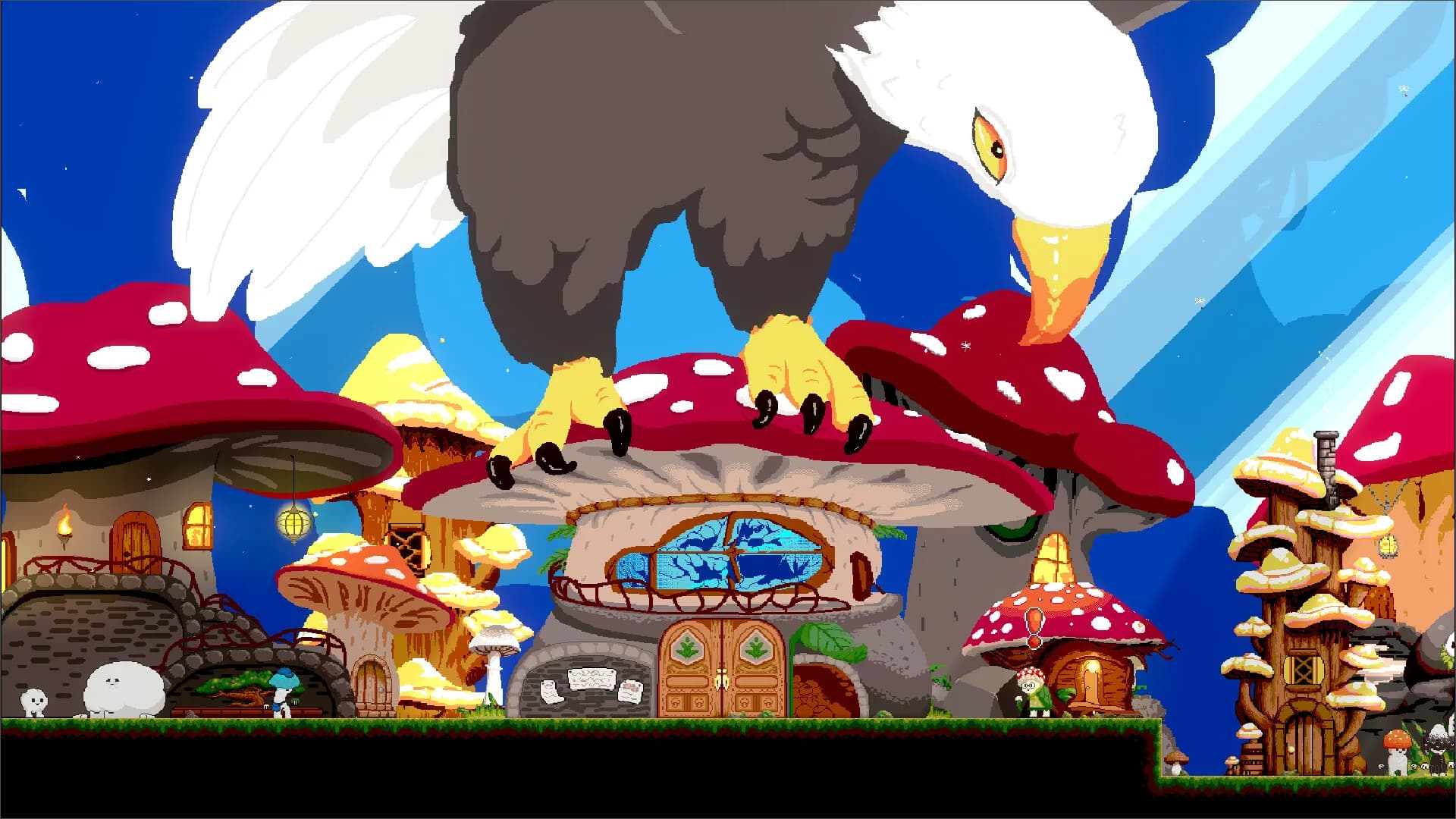 Mushroom Kid's Big Grass Sword görsel 4