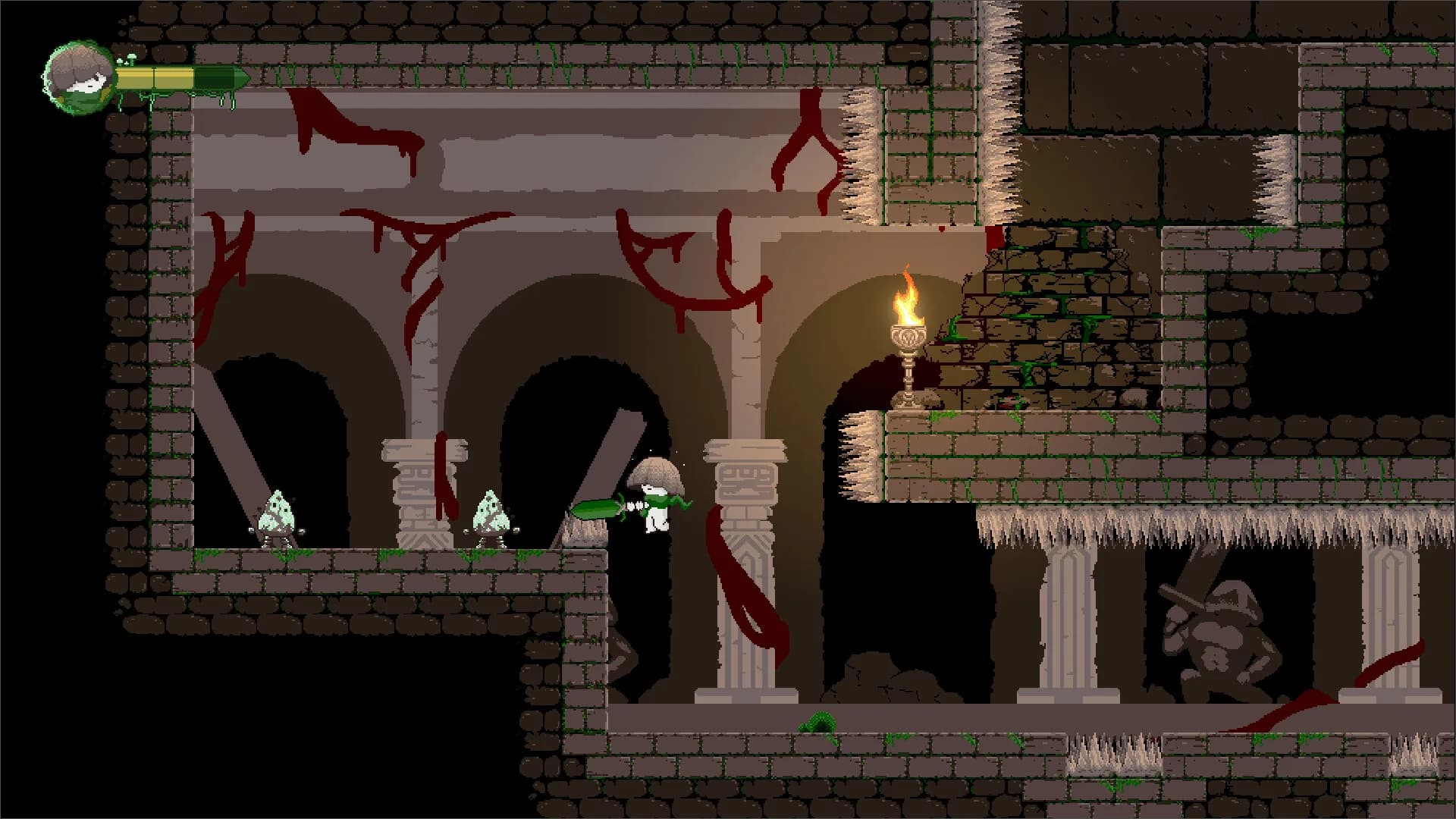 Mushroom Kid's Big Grass Sword görsel 5