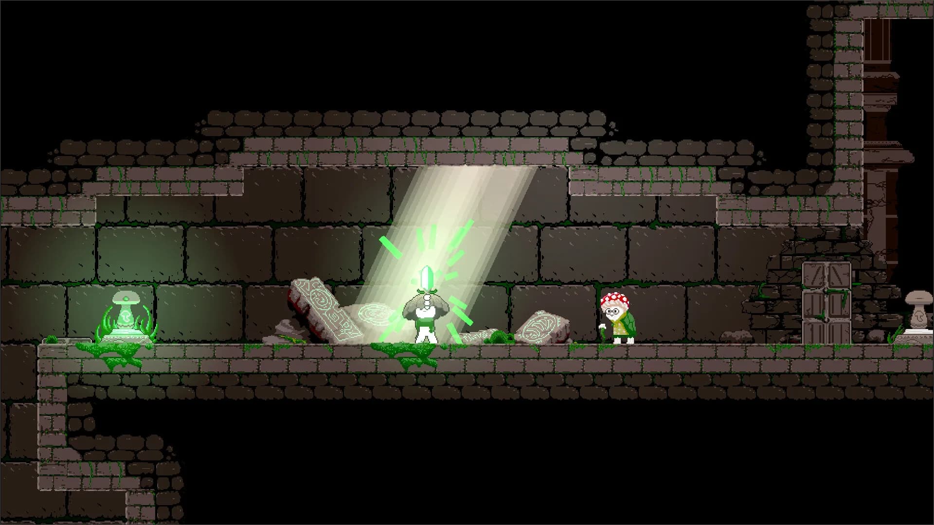 Mushroom Kid's Big Grass Sword görsel 8