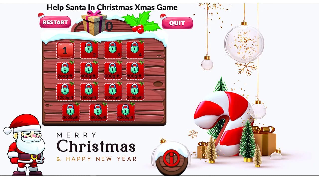 Help Santa In Christmas Xmas Game görsel 2