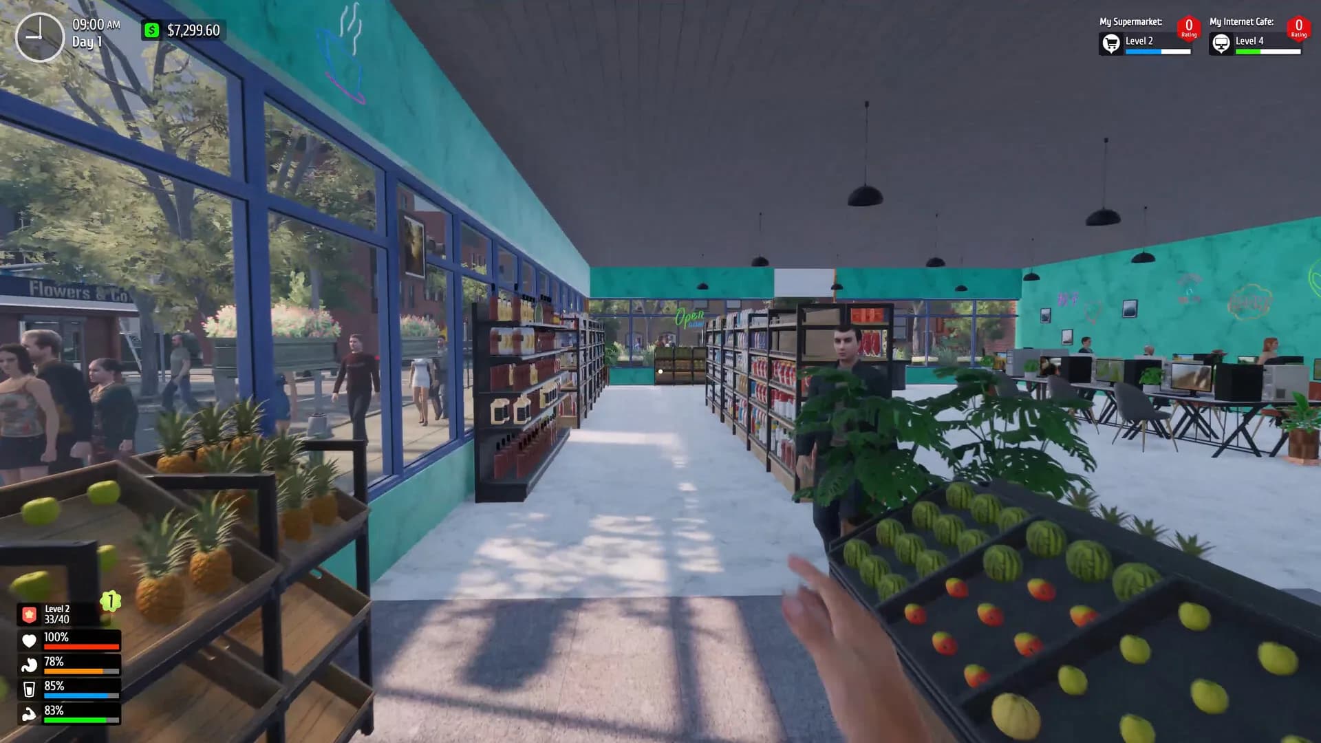 Supermarket & Internet Cafe Simulator görsel 13