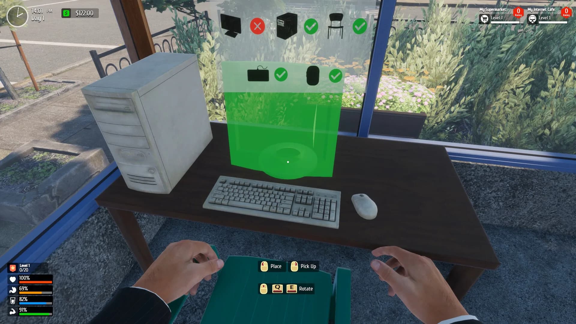 Supermarket & Internet Cafe Simulator görsel 5