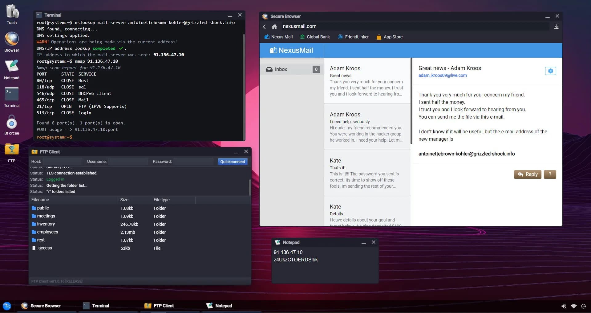 ByteBurst: Hacking Simulator görsel 5