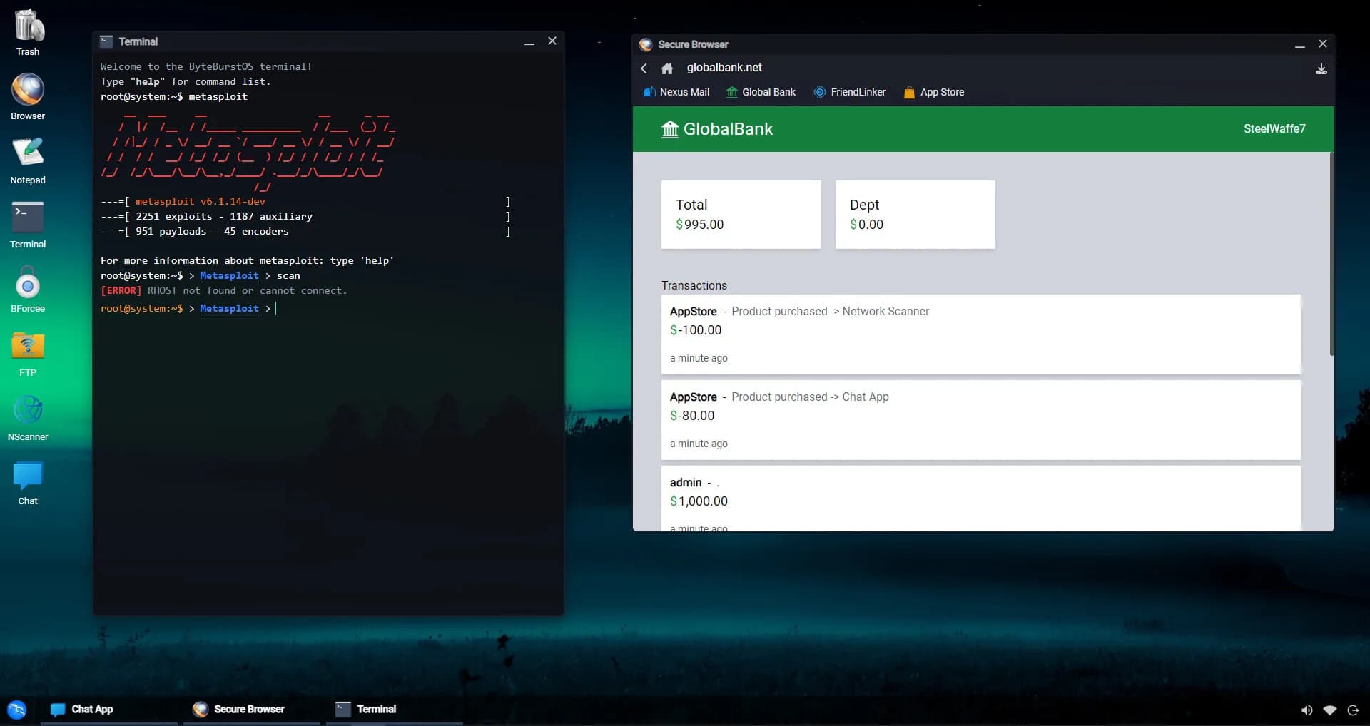 ByteBurst: Hacking Simulator görsel 6