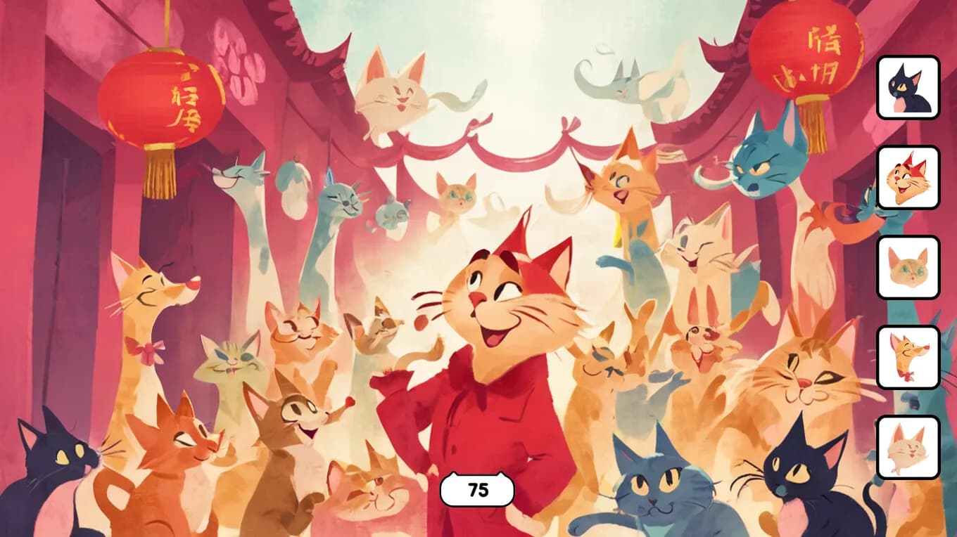 100 Hidden Cats in China görsel 3