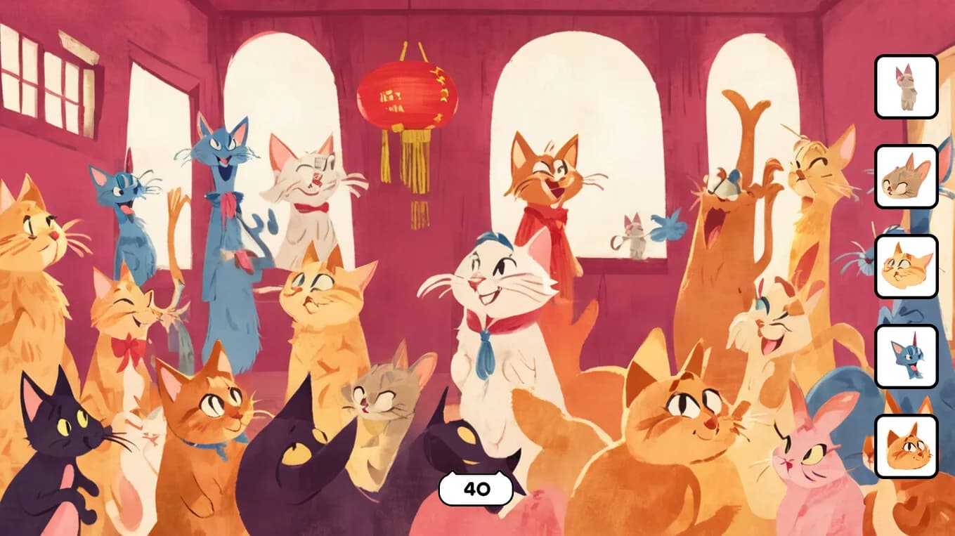 100 Hidden Cats in China görsel 6
