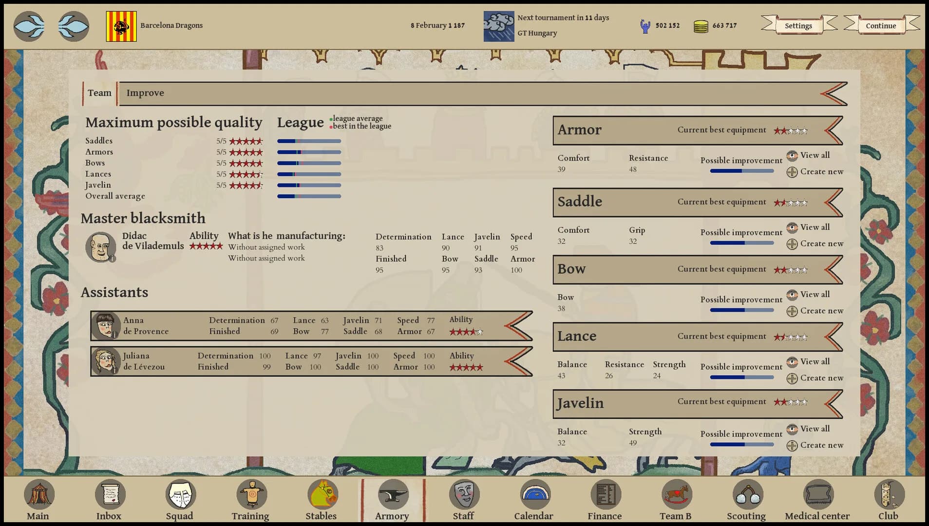 Jousting Manager görsel 3