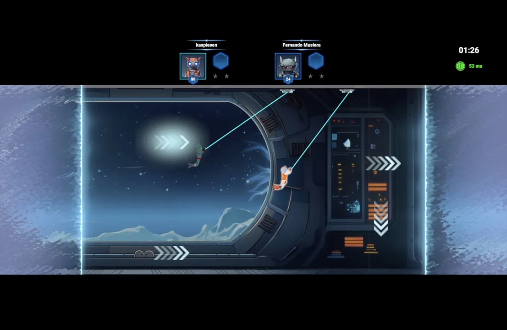 Swing Into Zero-G: Space Parkour Race görsel 3