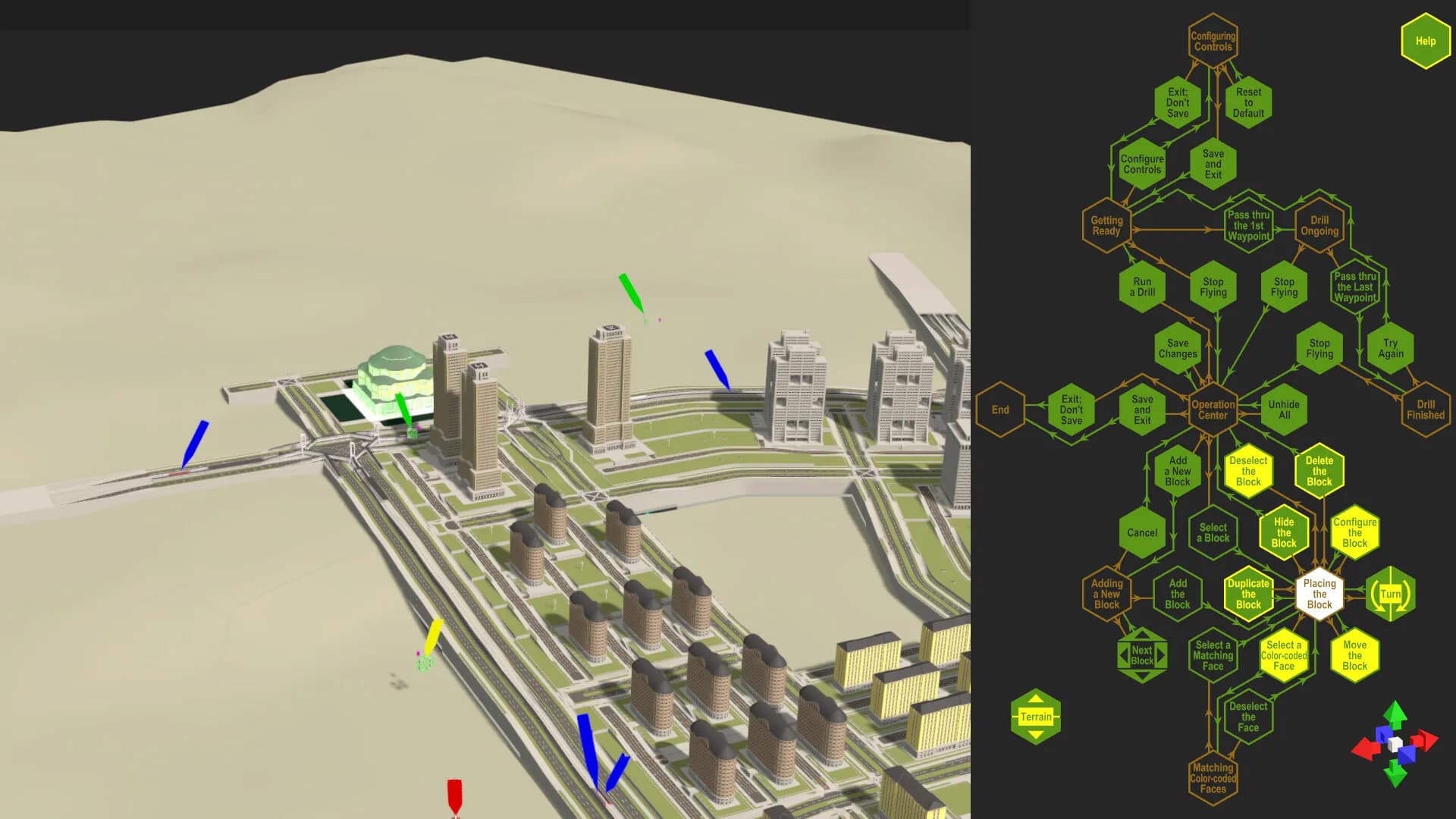 Building Block Cities - Fire Copter Drills görsel 4