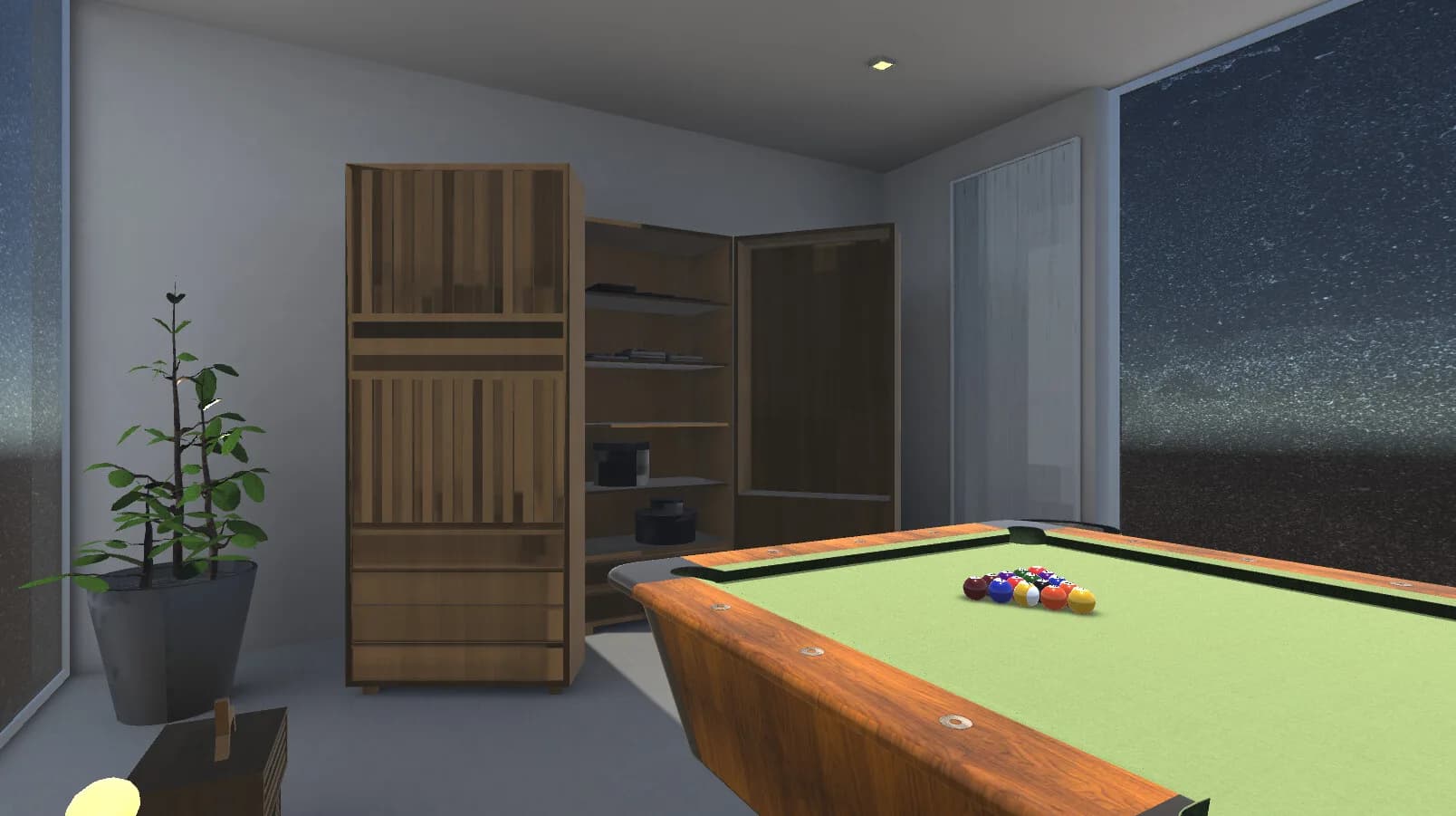 Pocketing the ball-Billiards Simulator - 8 ball- 3D pool görsel 2