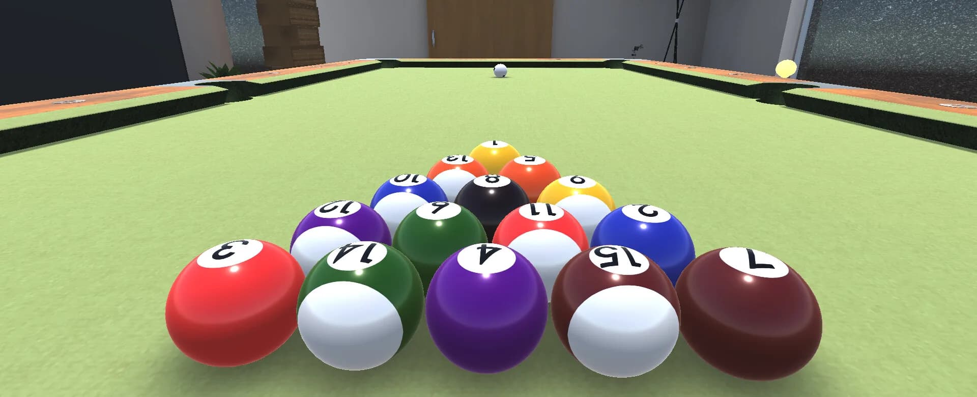 Pocketing the ball-Billiards Simulator - 8 ball- 3D pool görsel 6