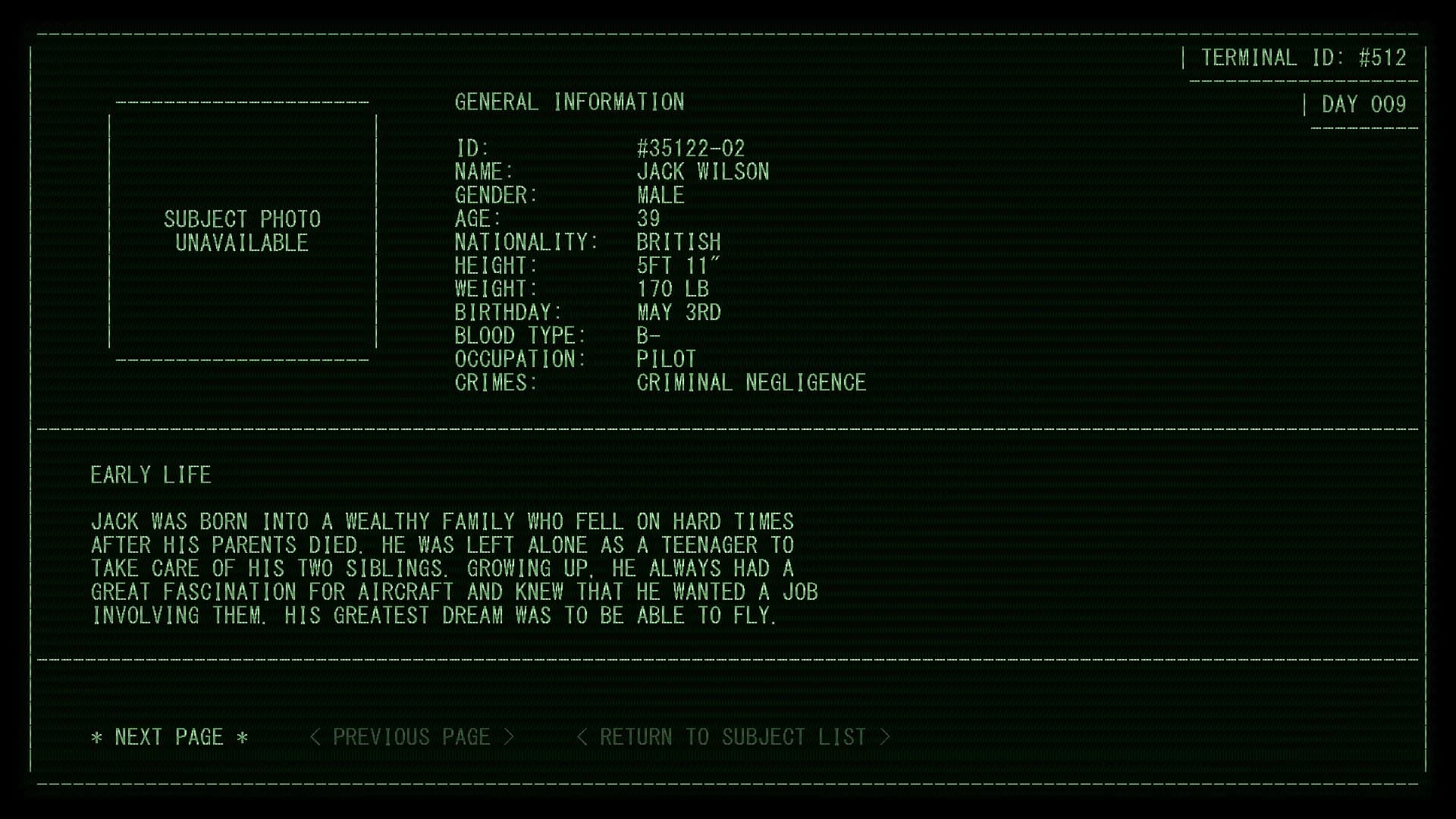 Second Thoughts: Terminal görsel 2