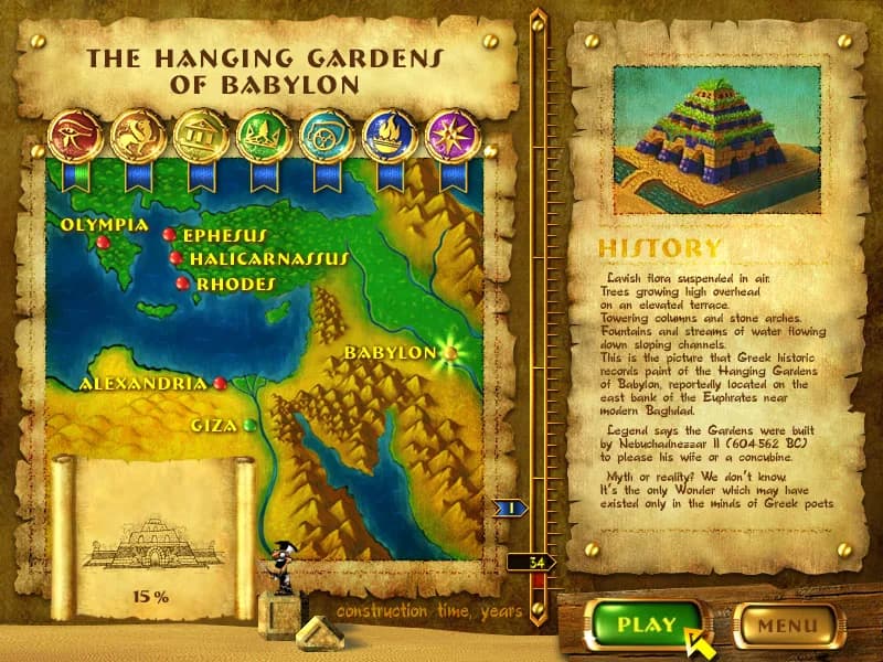 7 Wonders of the Ancient World görsel 10