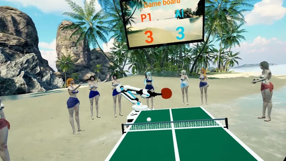 Beach Ping Pong Babes VR görsel 4