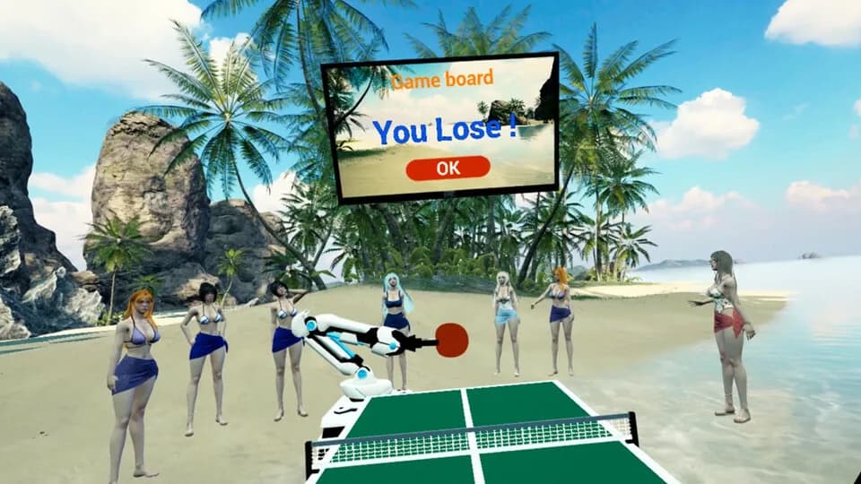 Beach Ping Pong Babes VR görsel 5