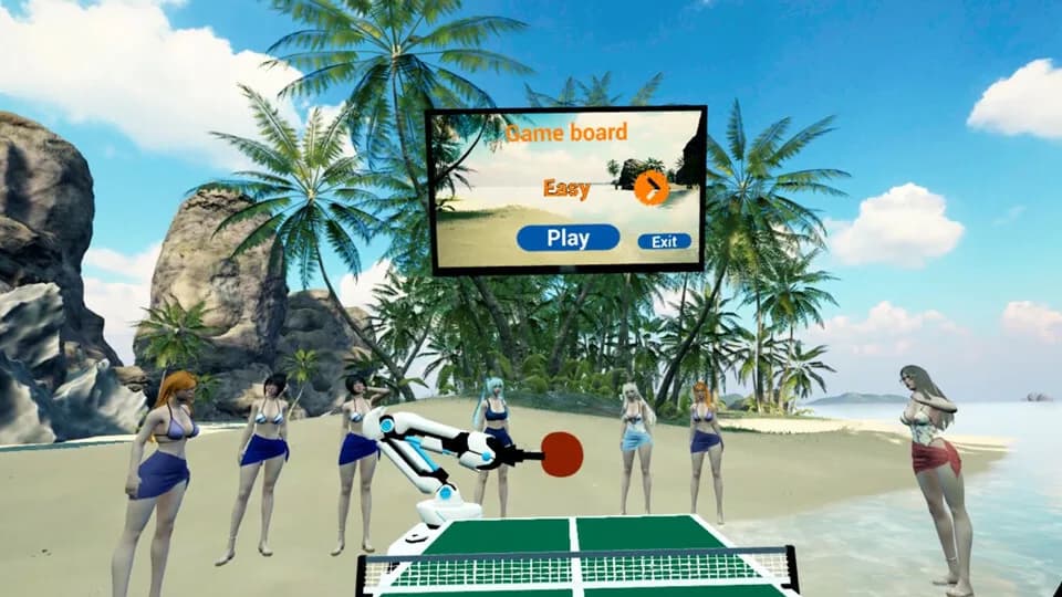 Beach Ping Pong Babes VR görsel 6