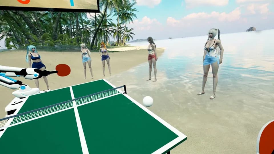 Beach Ping Pong Babes VR görsel 7