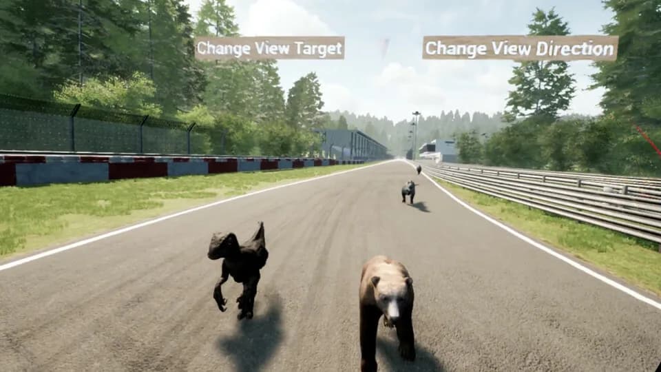 Animal Race Run VR görsel 10