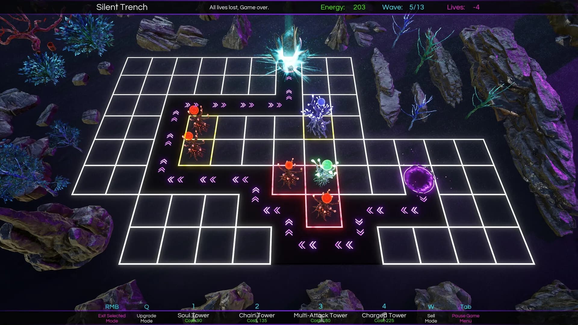 Space Nature Attack Tower Defense görsel 2
