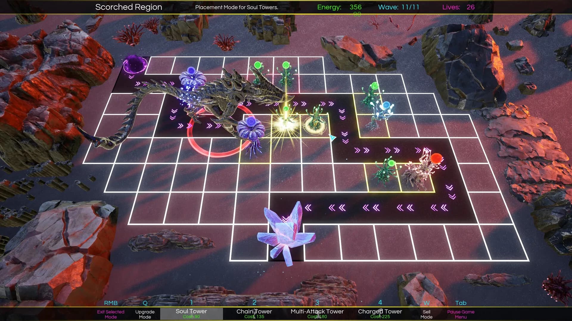 Space Nature Attack Tower Defense görsel 3