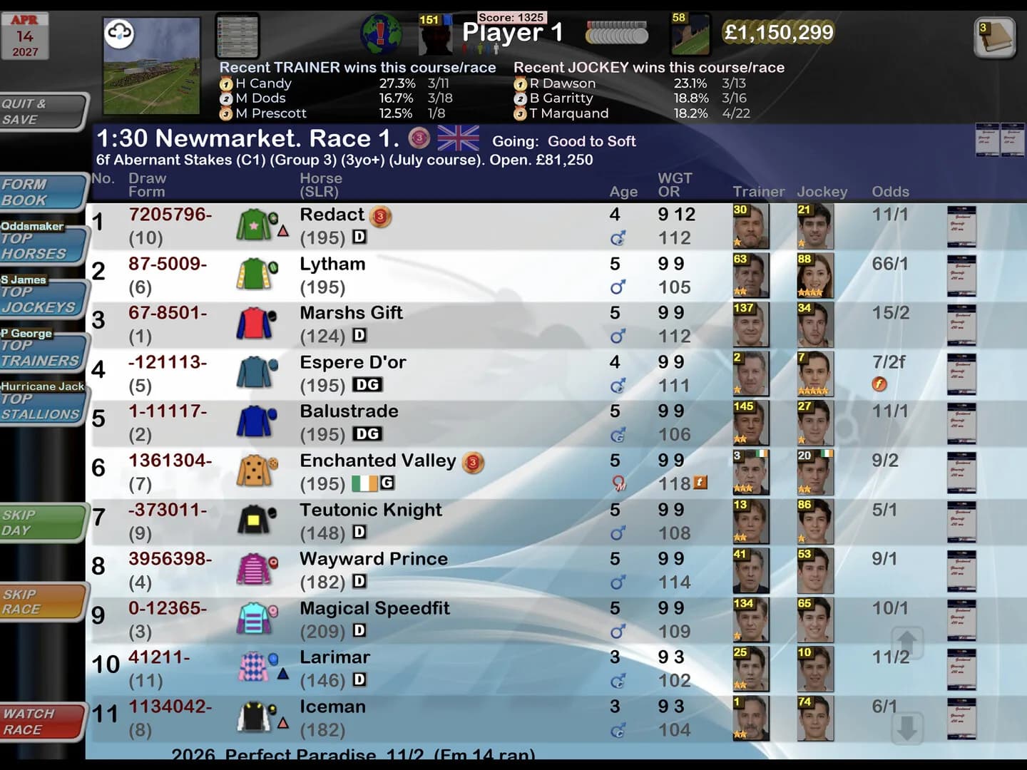 Starters Orders Touch Horse Racing görsel 2
