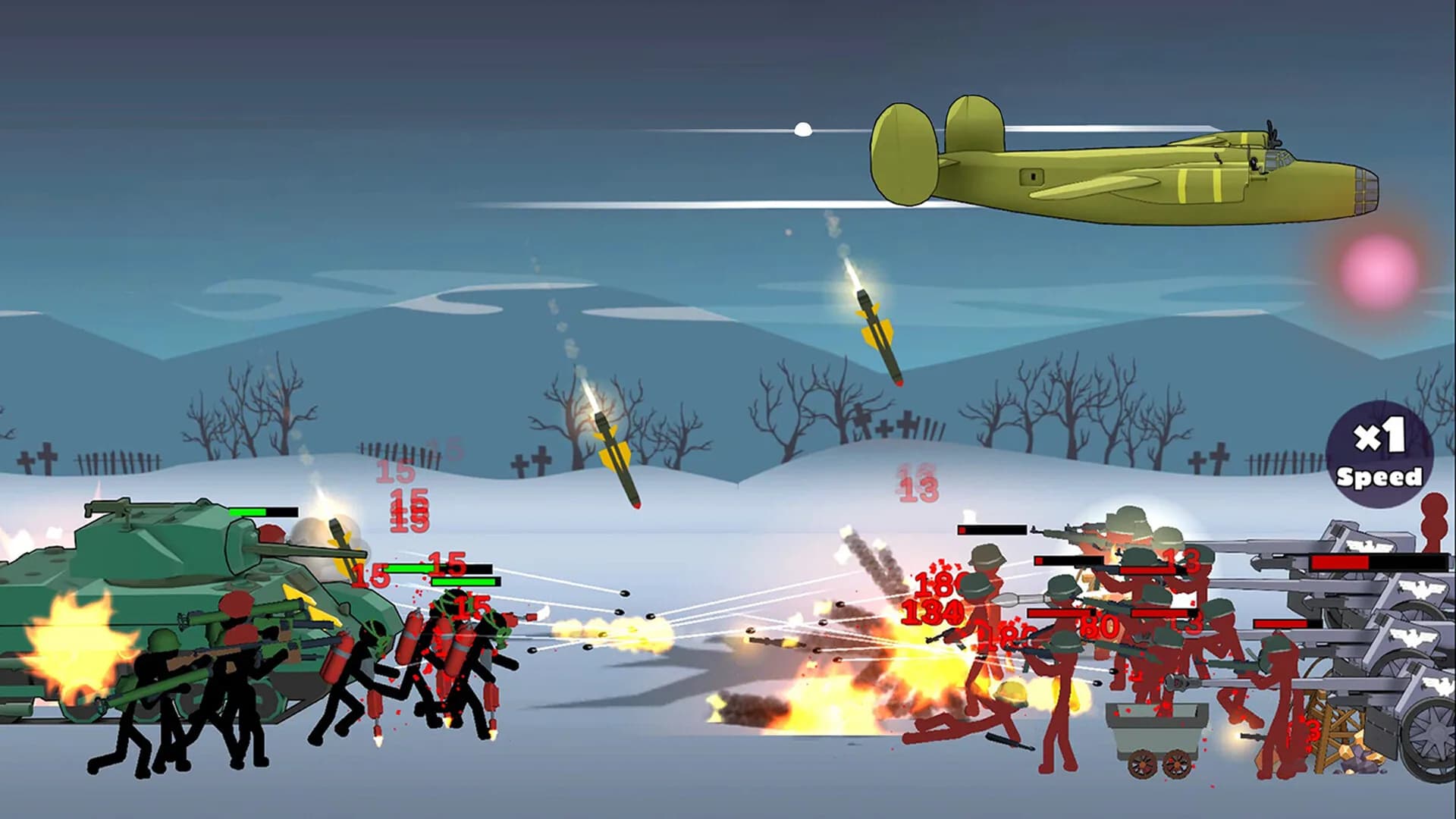 Stickman WW2 görsel 6