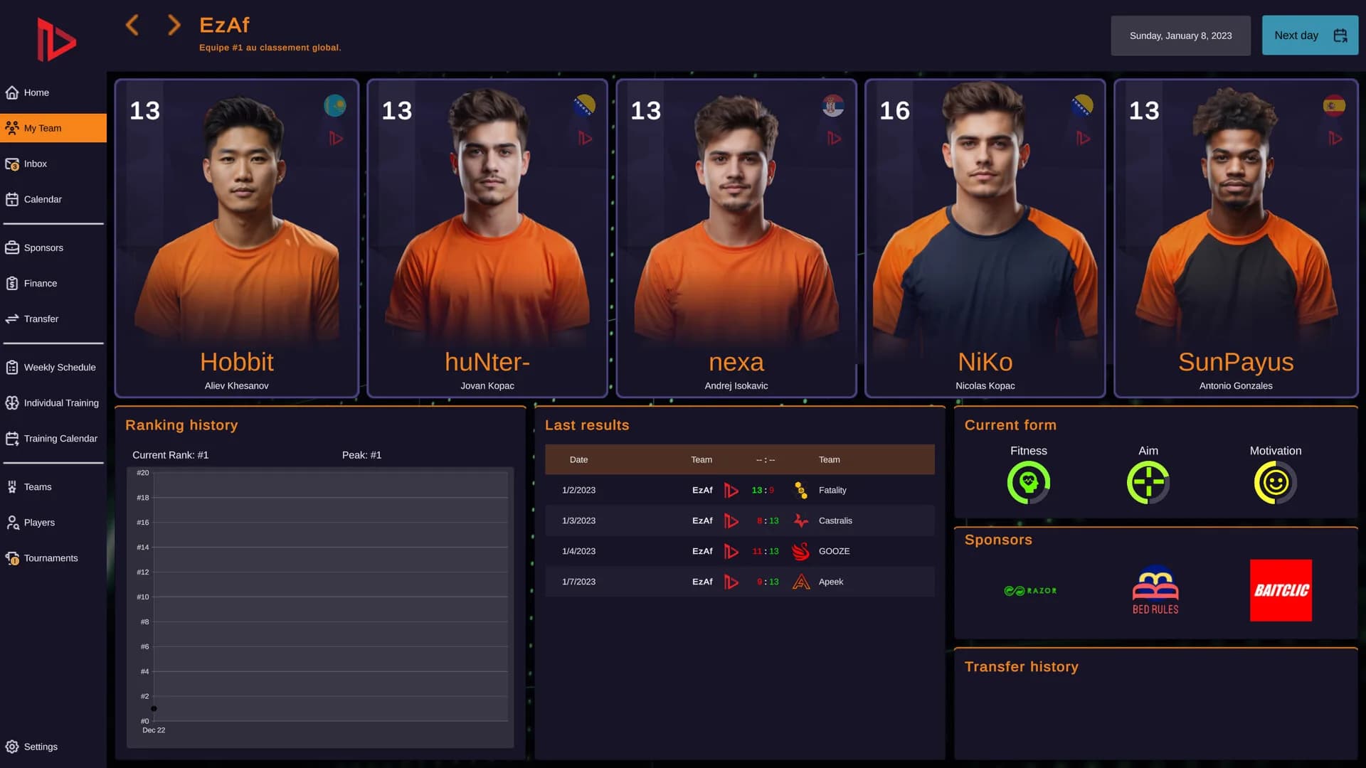 FPS Pro Team Manager görsel 3