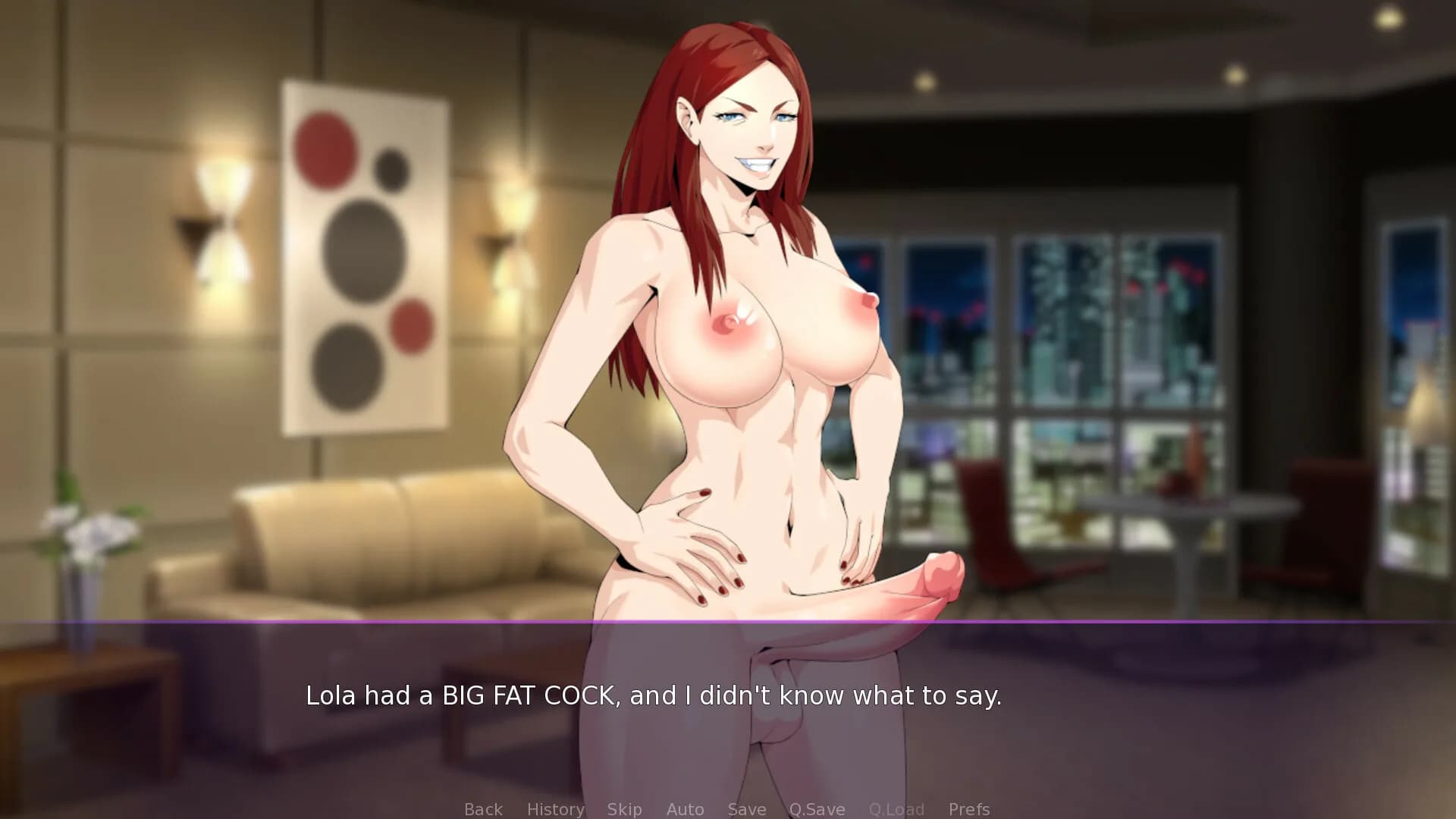 A Futanari SPAT in my MOUTH! görsel 5