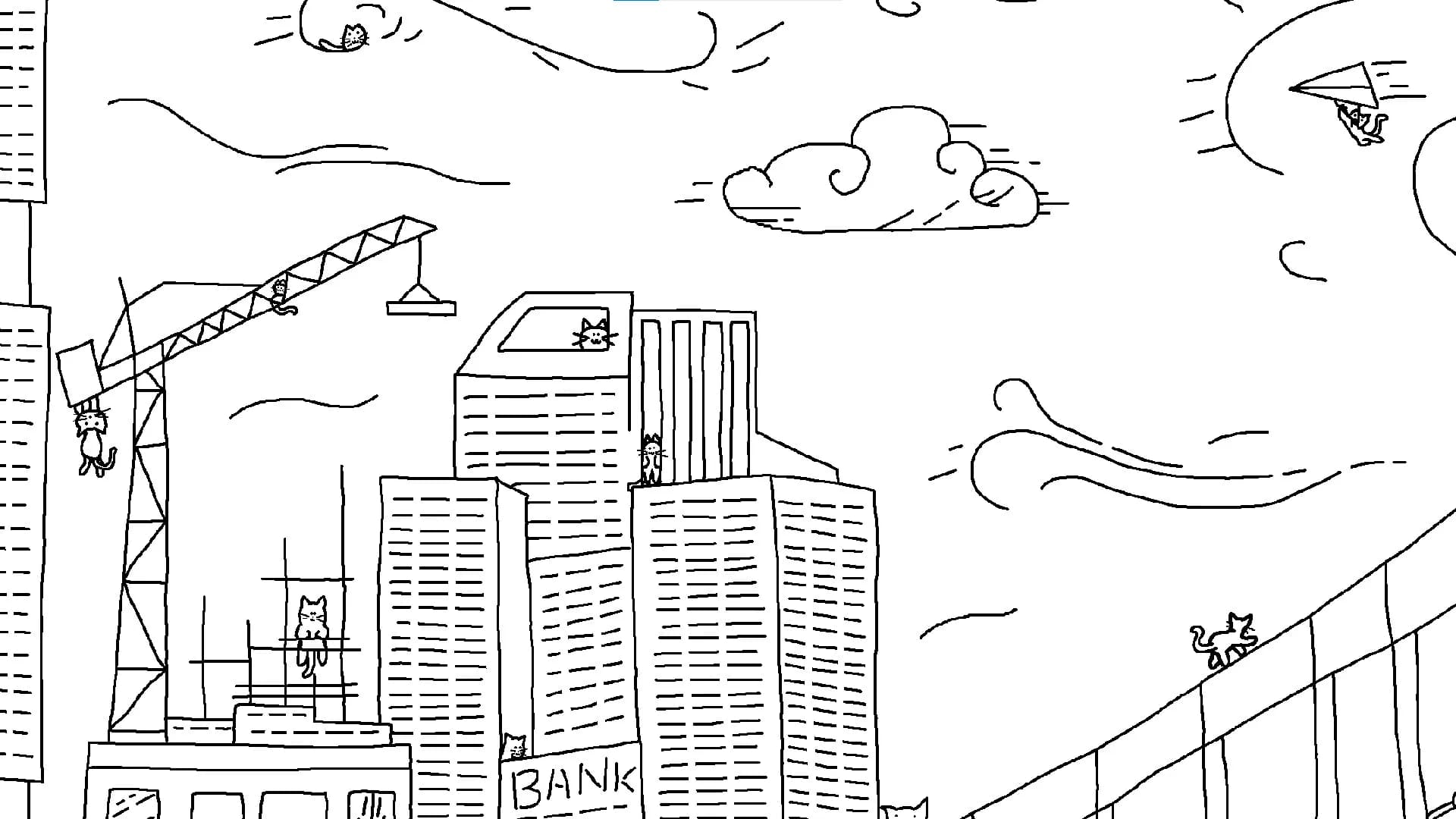 Looking For Cats In a Badly Drawn City görsel 3